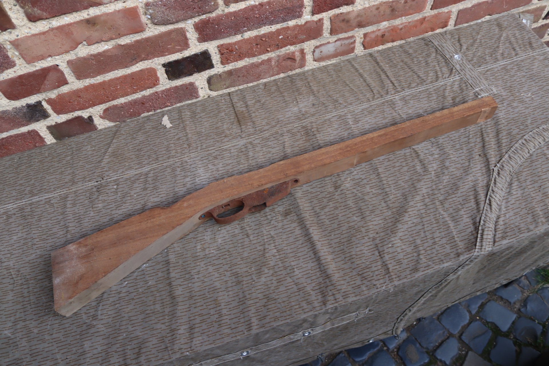 Carcano Schaft Holzschaft Schaftrohling mit Systemkasten – Bild 1