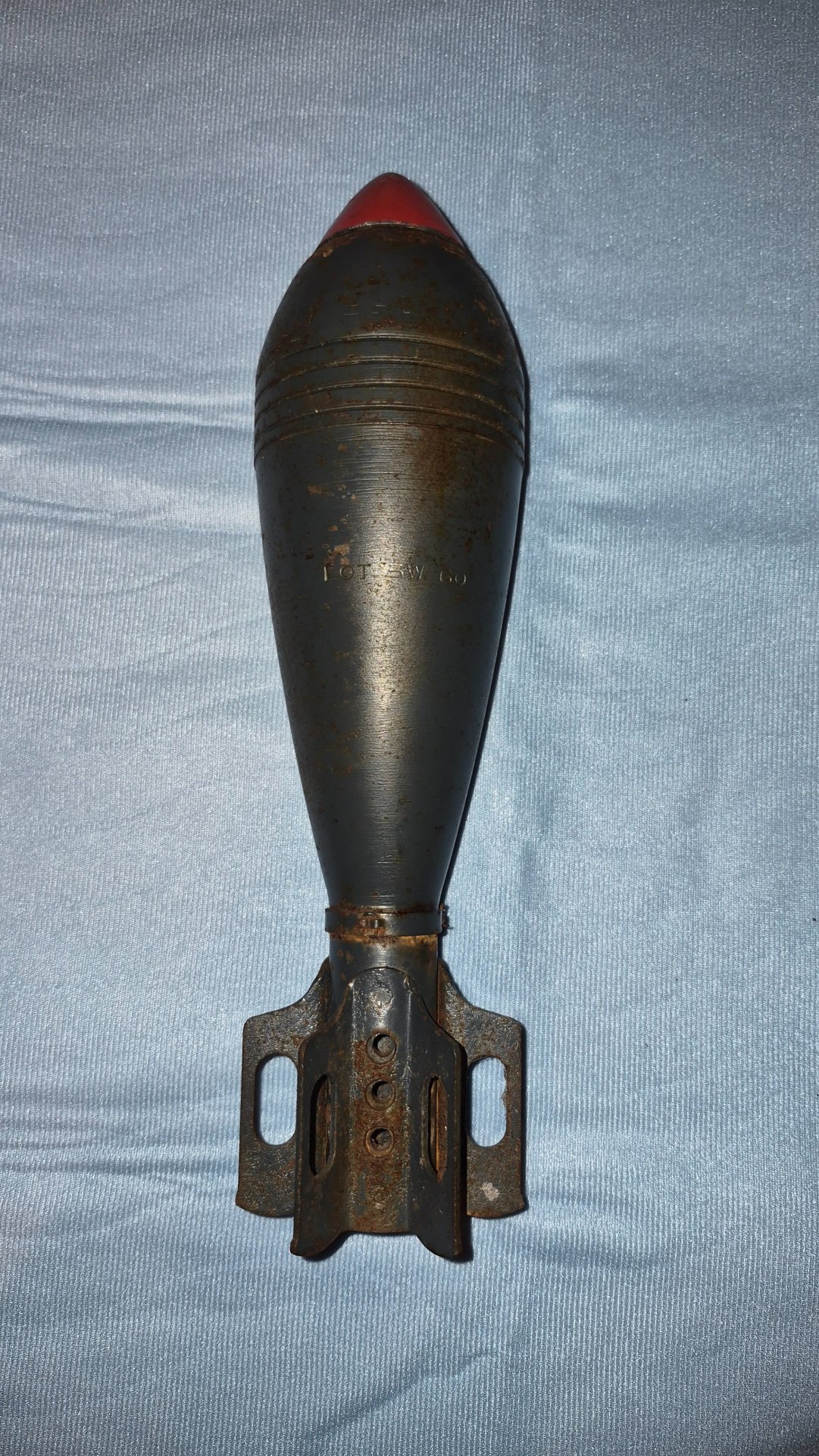 81mm WK2 US-Werfergranate 1943 ... selten Inert – Bild 1