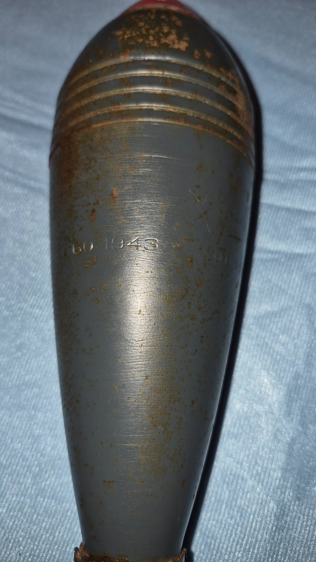 81mm WK2 US-Werfergranate 1943 ... selten Inert – Bild 2