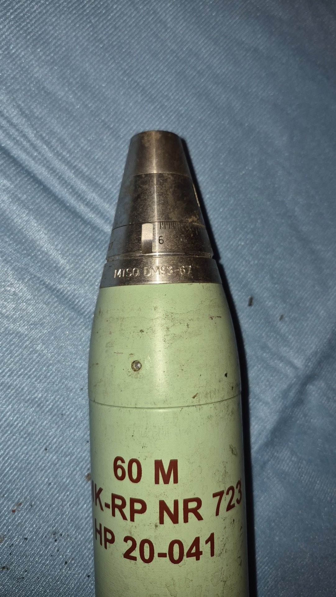 60mm Werfergranate Nebel Bundeswehr Nato Selten – Bild 2