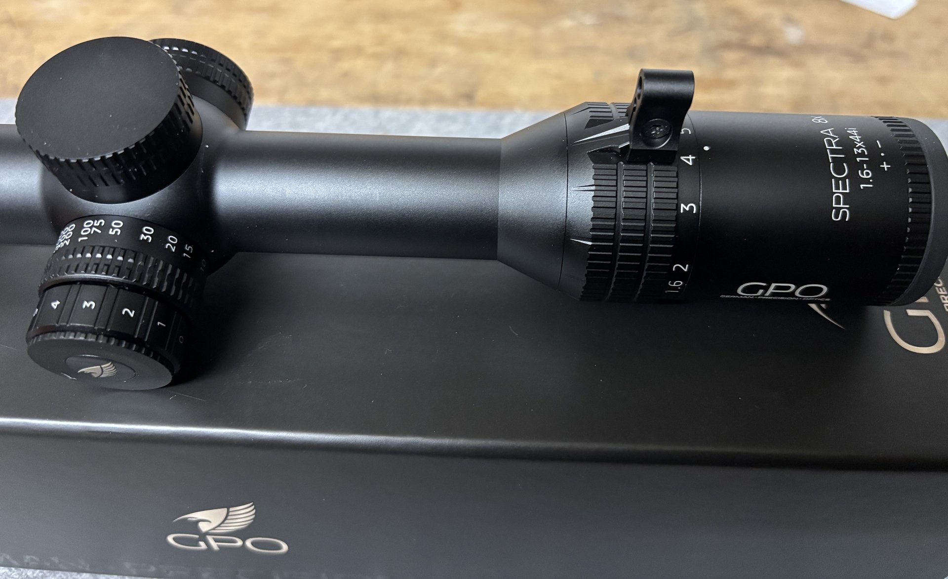 GPO SPECTRA 8x 1,6-13x44i G4i Fiber Zielfernrohr *NEU/OVP* Ideal für Drückjagd, Pirsch & Ansitz – Bild 3