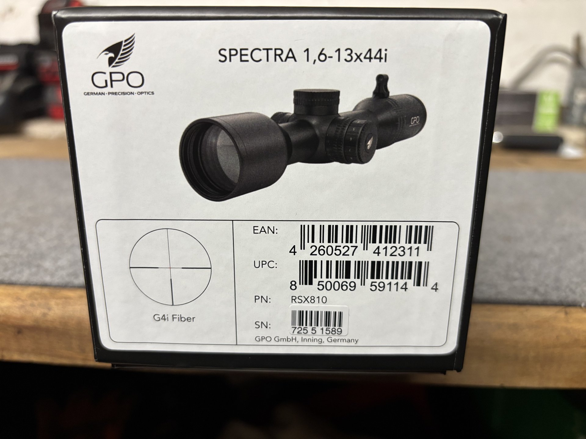 GPO SPECTRA 8x 1,6-13x44i G4i Fiber Zielfernrohr *NEU/OVP* Ideal für Drückjagd, Pirsch & Ansitz – Bild 1