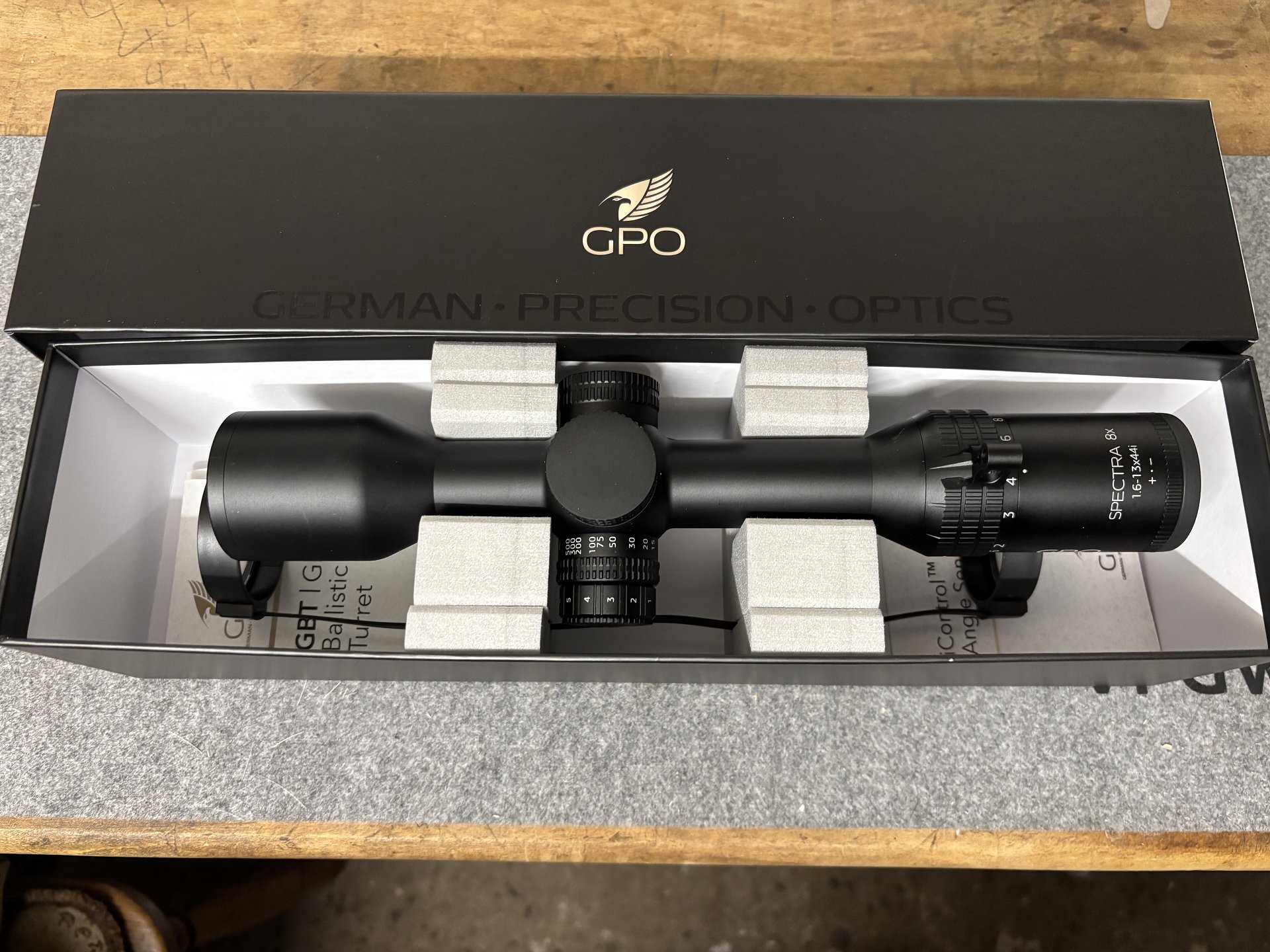 GPO SPECTRA 8x 1,6-13x44i G4i Fiber Zielfernrohr *NEU/OVP* Ideal für Drückjagd, Pirsch & Ansitz – Bild 2