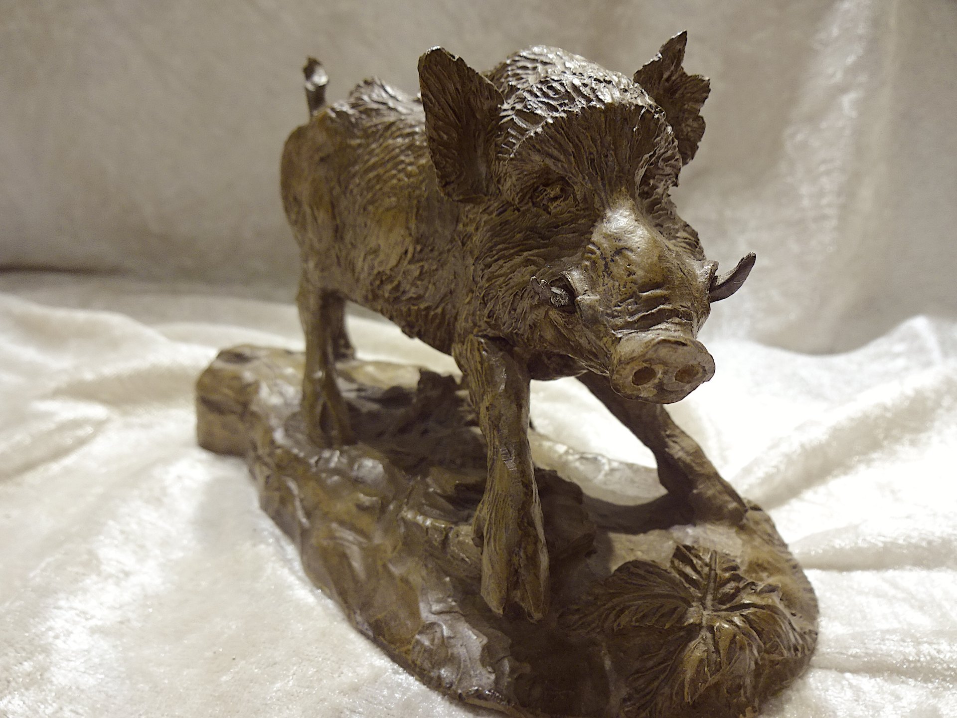 Bronze Keiler/Wildschwein limitiert/Franklin Mint – Bild 2
