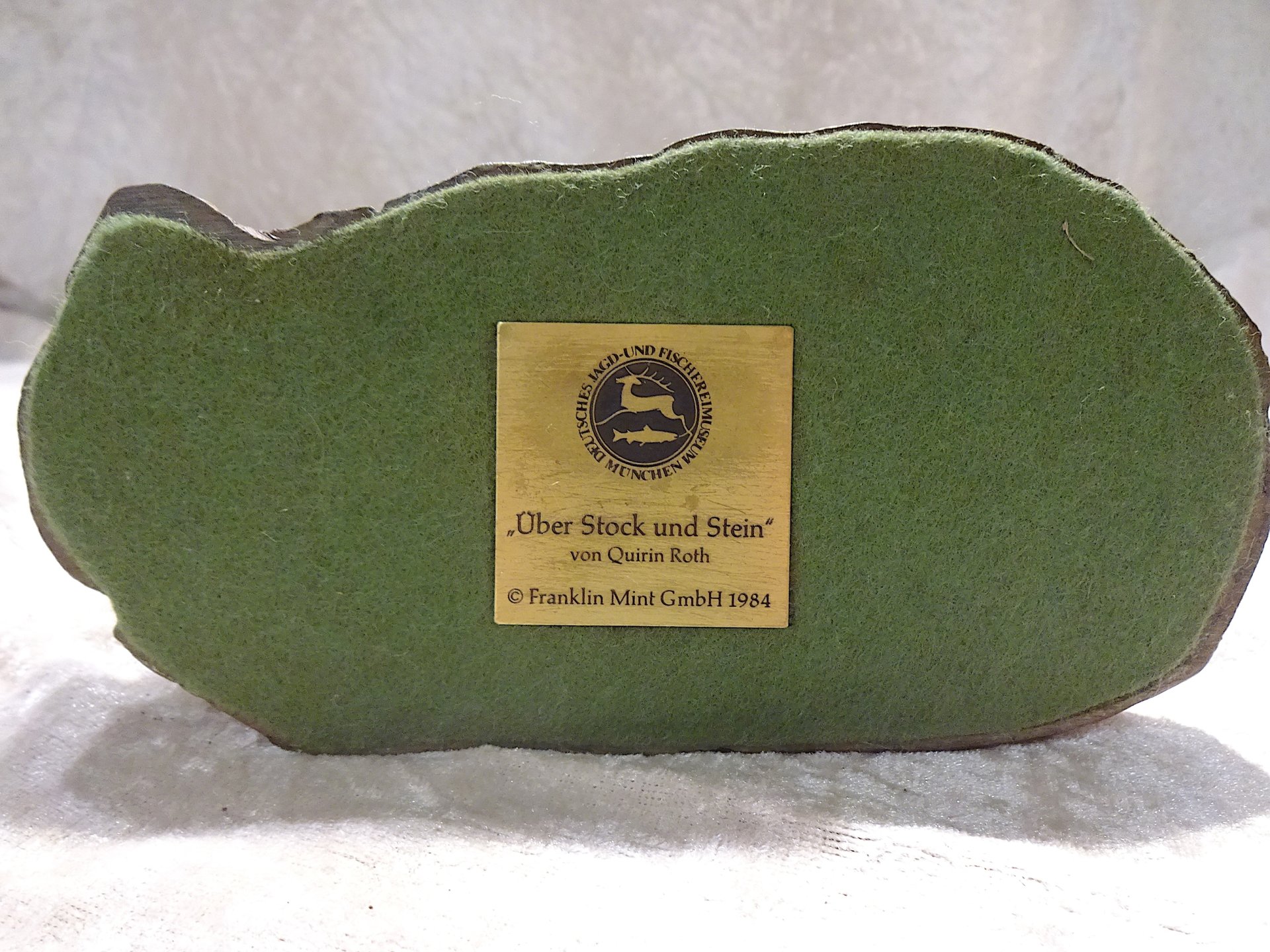 Bronze Keiler/Wildschwein limitiert/Franklin Mint – Bild 5
