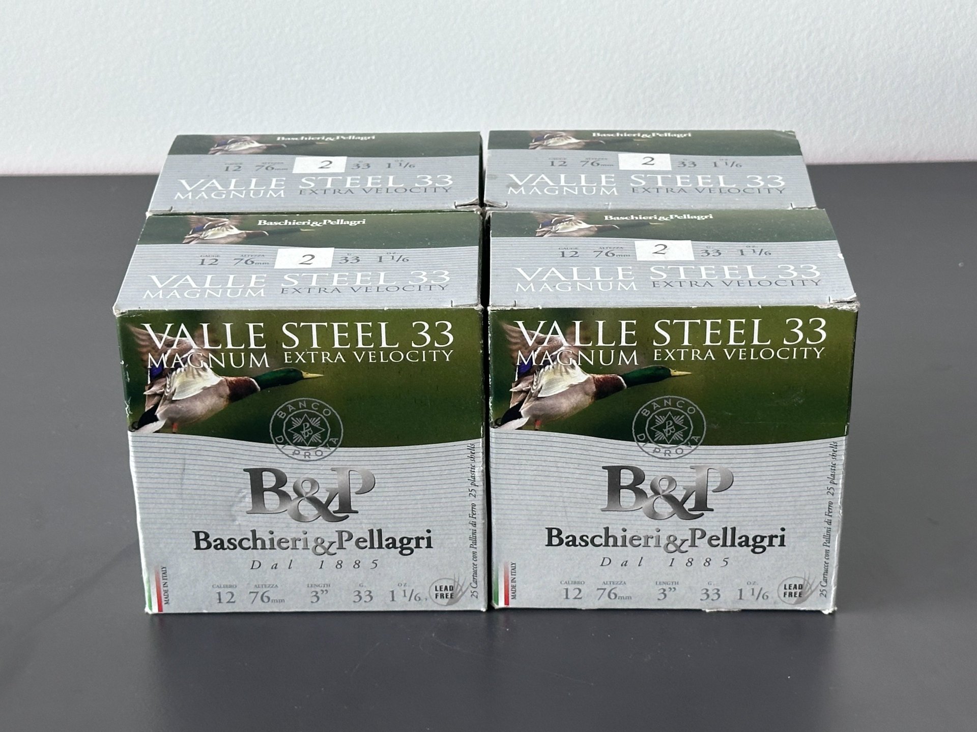175 Schuss Schrotmunition Kaliber 12 (Stahlschrot) – Bild 2