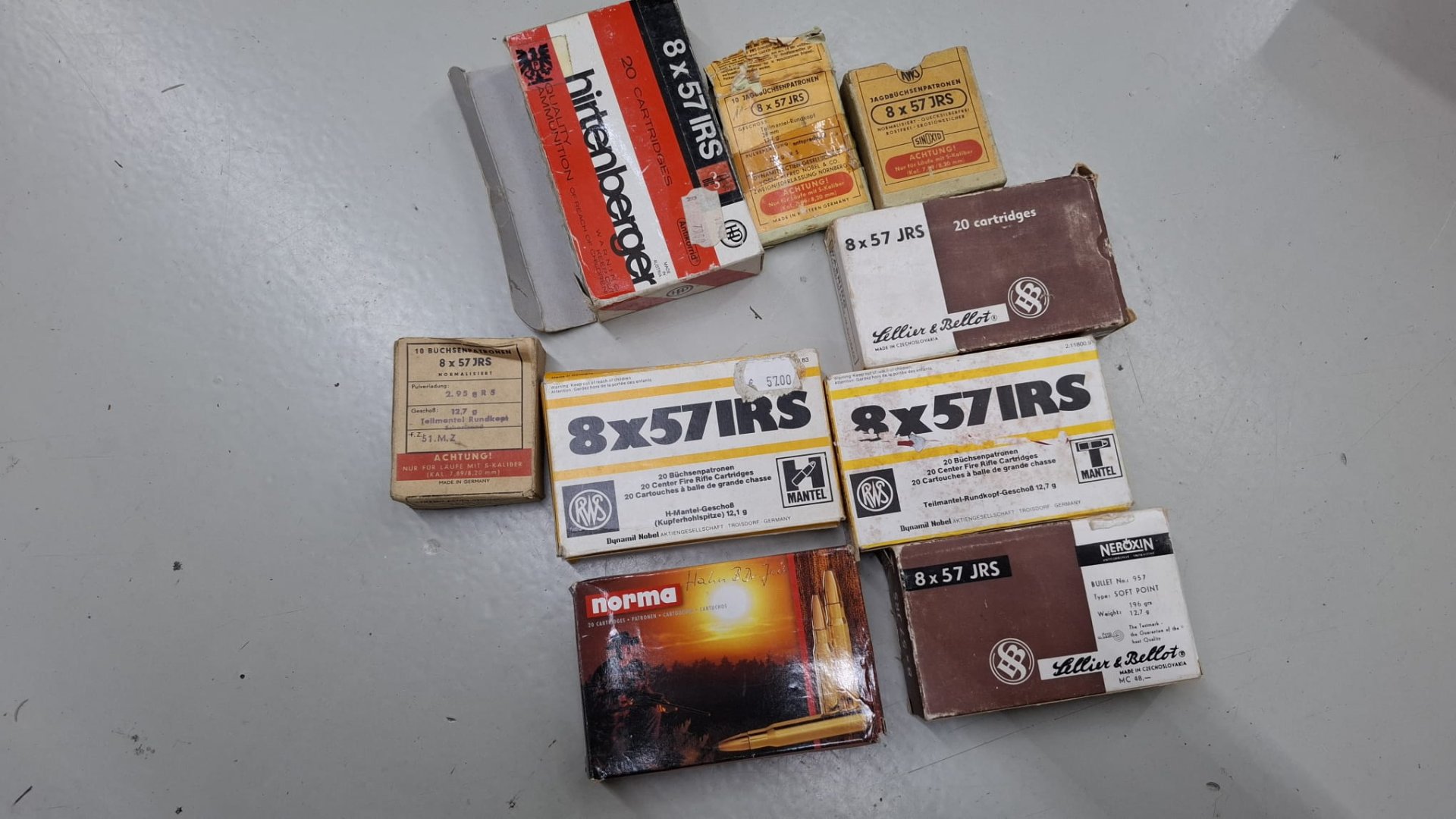8x57IRS 8x57 JRS Munition Patronen Konvolut – Bild 1