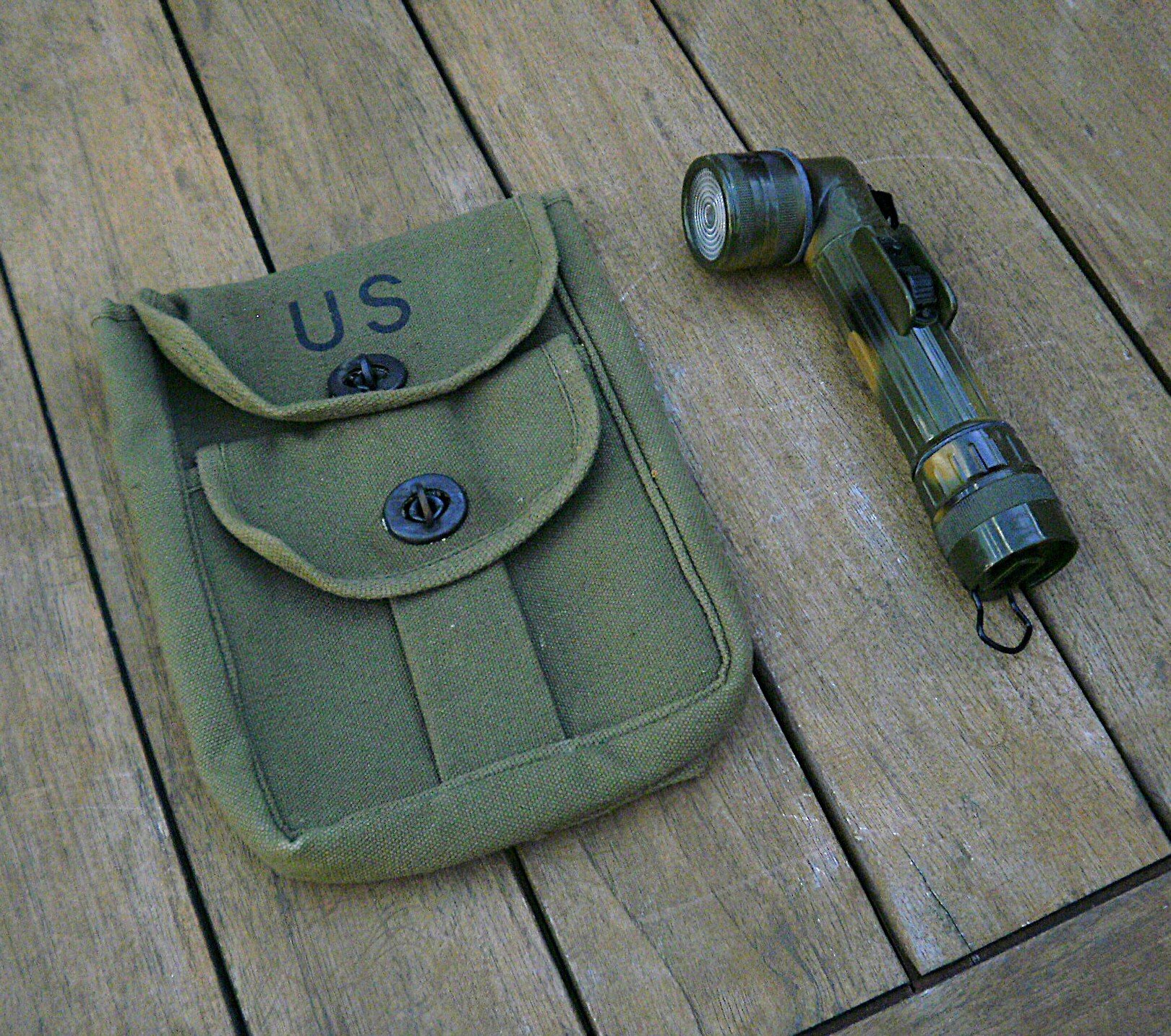 Original US -Set Army Magazintasche Winkellampe USA BW NATO – Bild 1