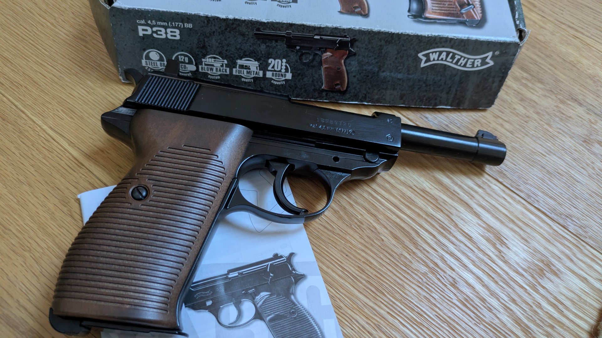 Walther CO2 Pistole P38 BlowBack BB – Bild 3