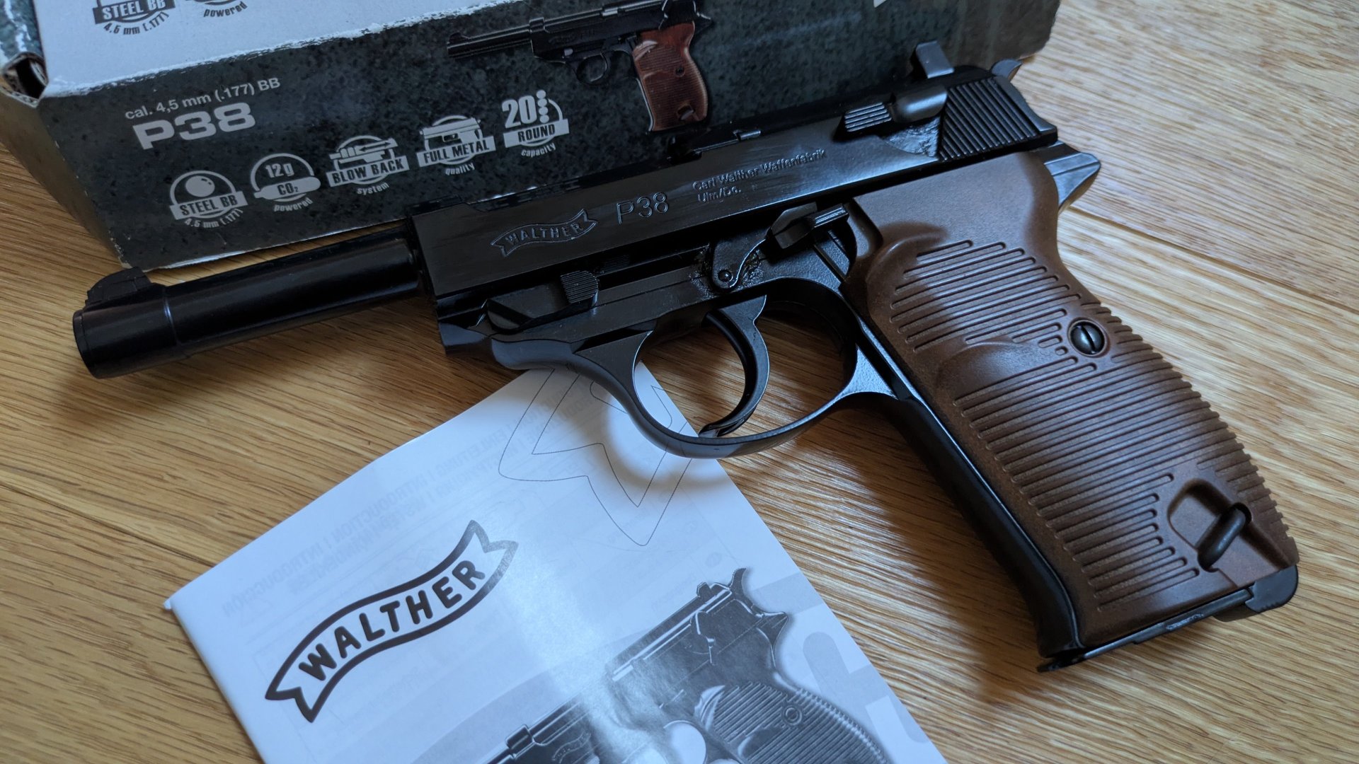 Walther CO2 Pistole P38 BlowBack BB – Bild 2