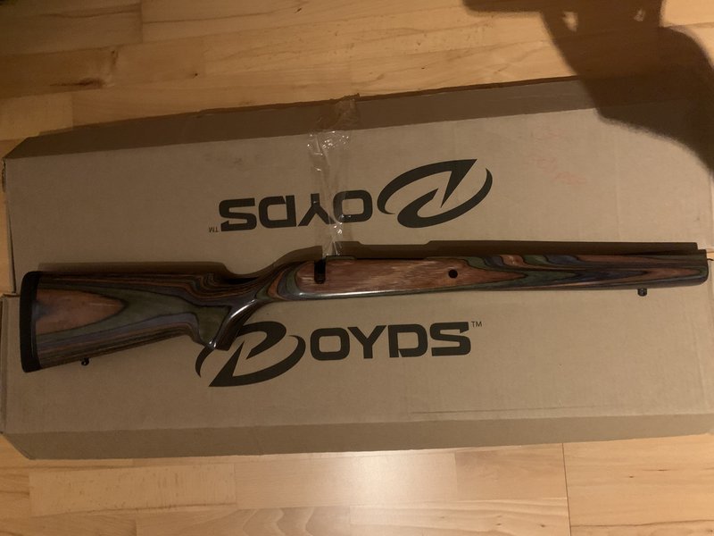 CZ 557 Eclipse Schaft - Boyds; Bettung – Bild 2