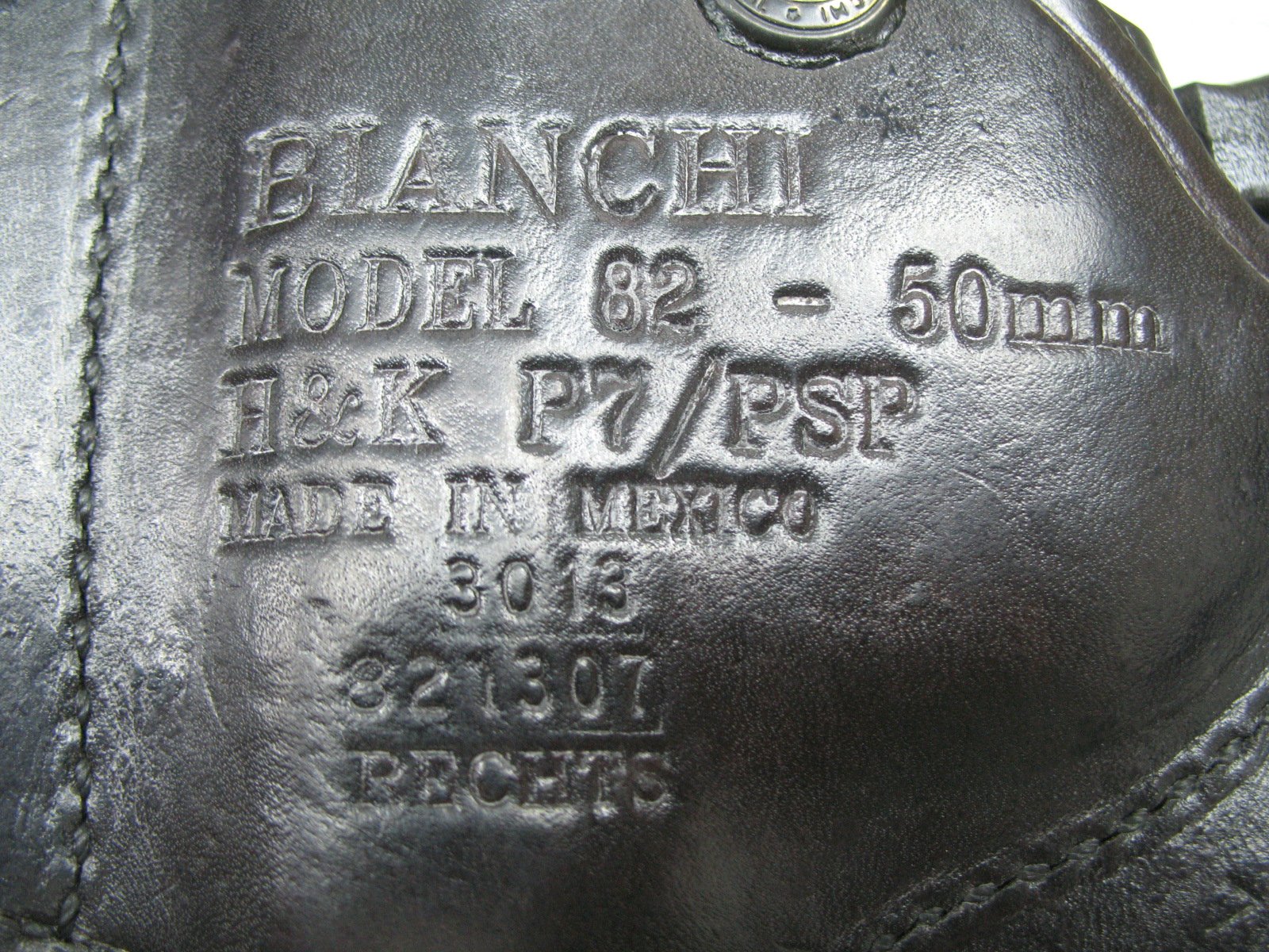 H&K P7 PSP M8 M13 BIANCHI Carrylok Pancake Holster Model 82 rechts – Bild 2