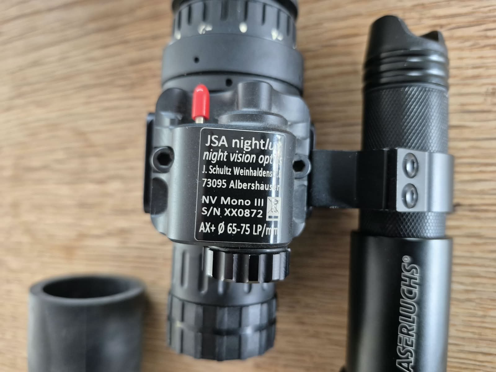 Nachtsichtgerät JSA Lux Nachtoptik NV Mono III mit Laser – Bild 2