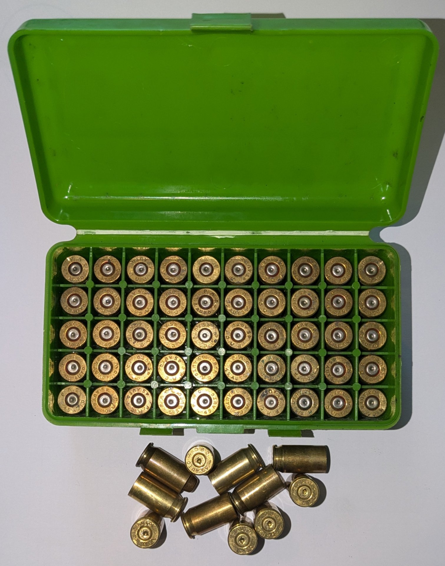 Kurzwaffen-Hülsen Cal. .45 acp – Bild 1