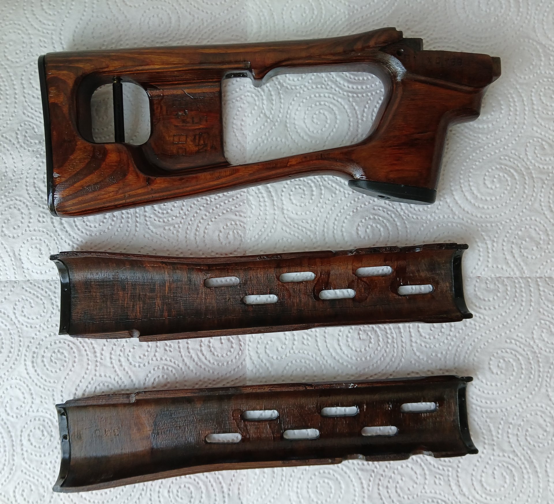 Russisches SVD Dragunov Holz Schaft Set ( Schaft und Handschutz ) passend für Izhmash Tigr – Bild 2