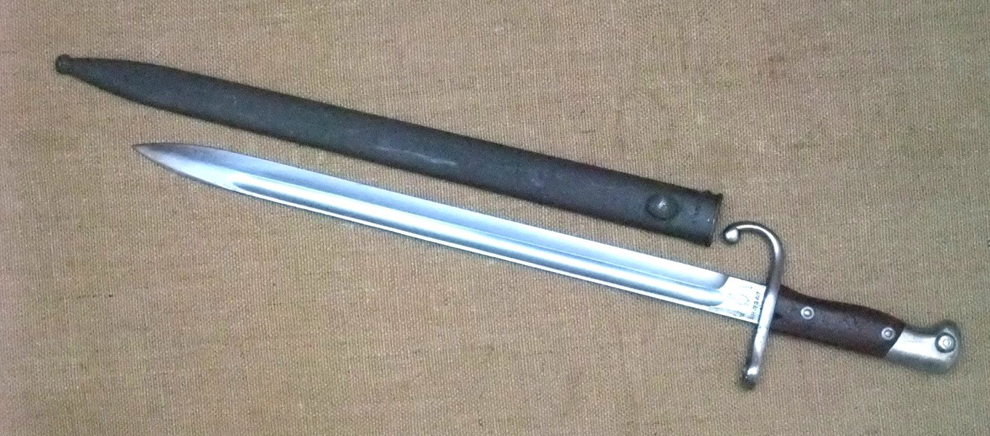 Argentinisches Bajonett, Modell 1909, Nummerngleich. – Bild 1