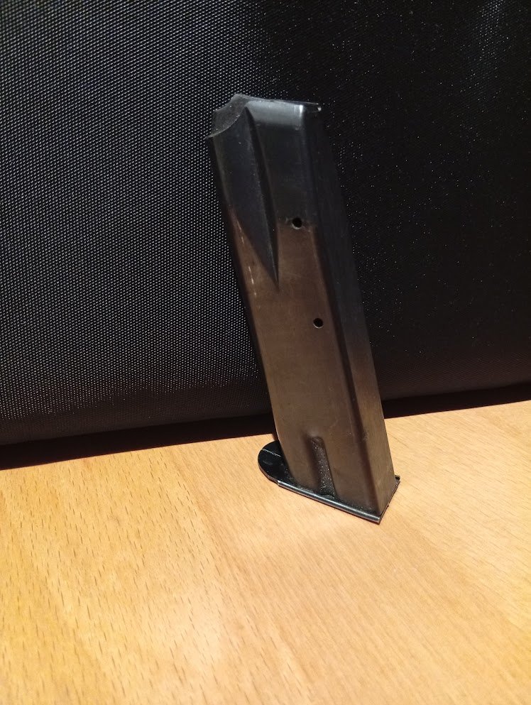 Original CZ 75 Magazin 16 Schuss 9mm Luger Stahl Brüniert – Bild 1