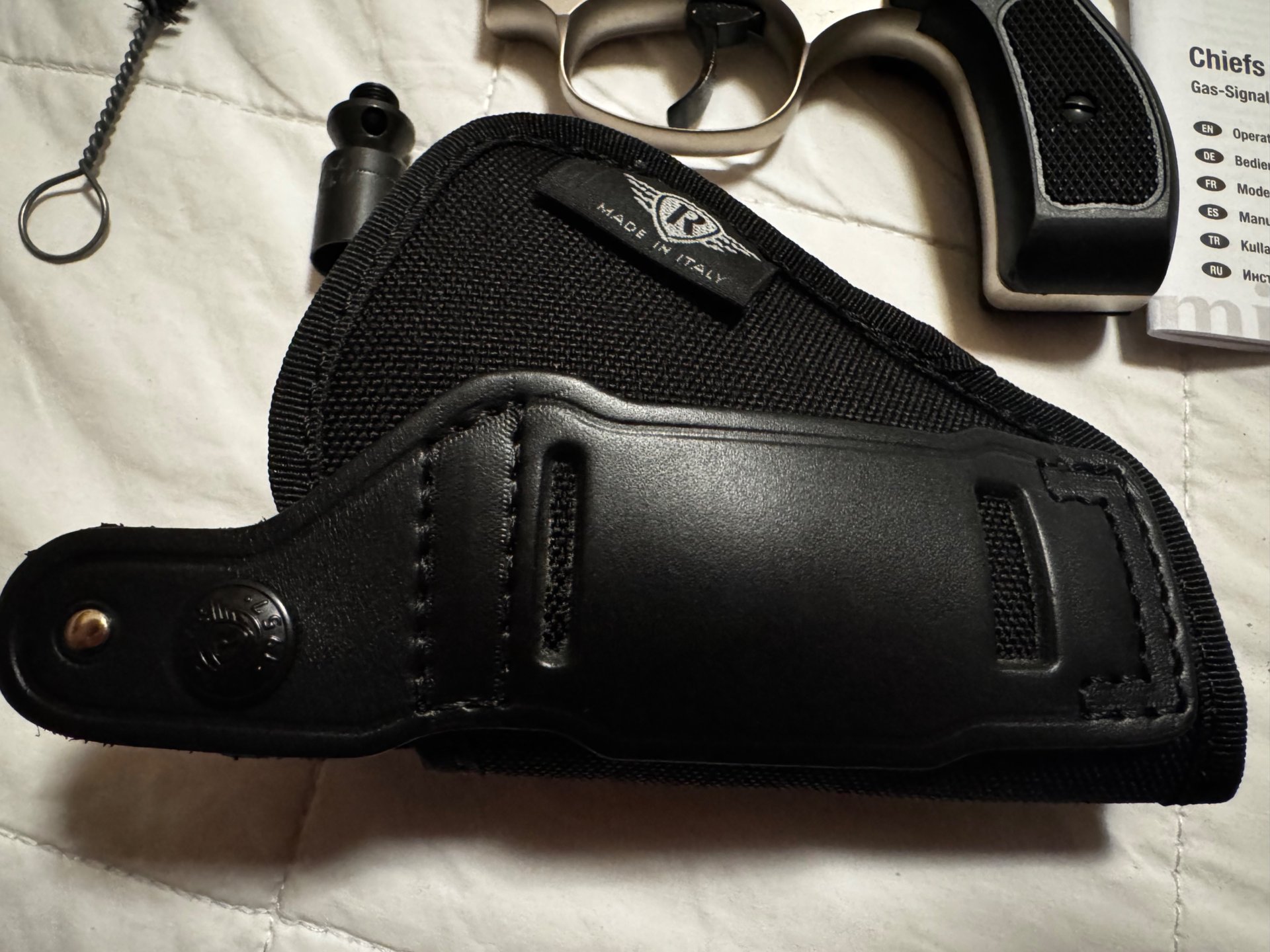 Smith & Wesson Chiefs Special Schreckschussrevolver 9mm R.K. vernickelt – Bild 4
