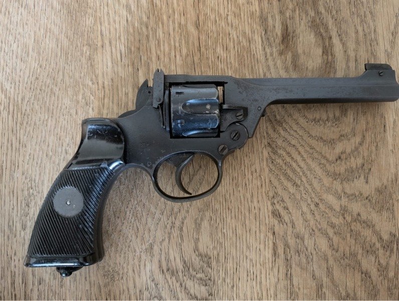 Enfield Revolver 9mm Knall (Orion-Umbau) – Ganzstahl – Bild 4