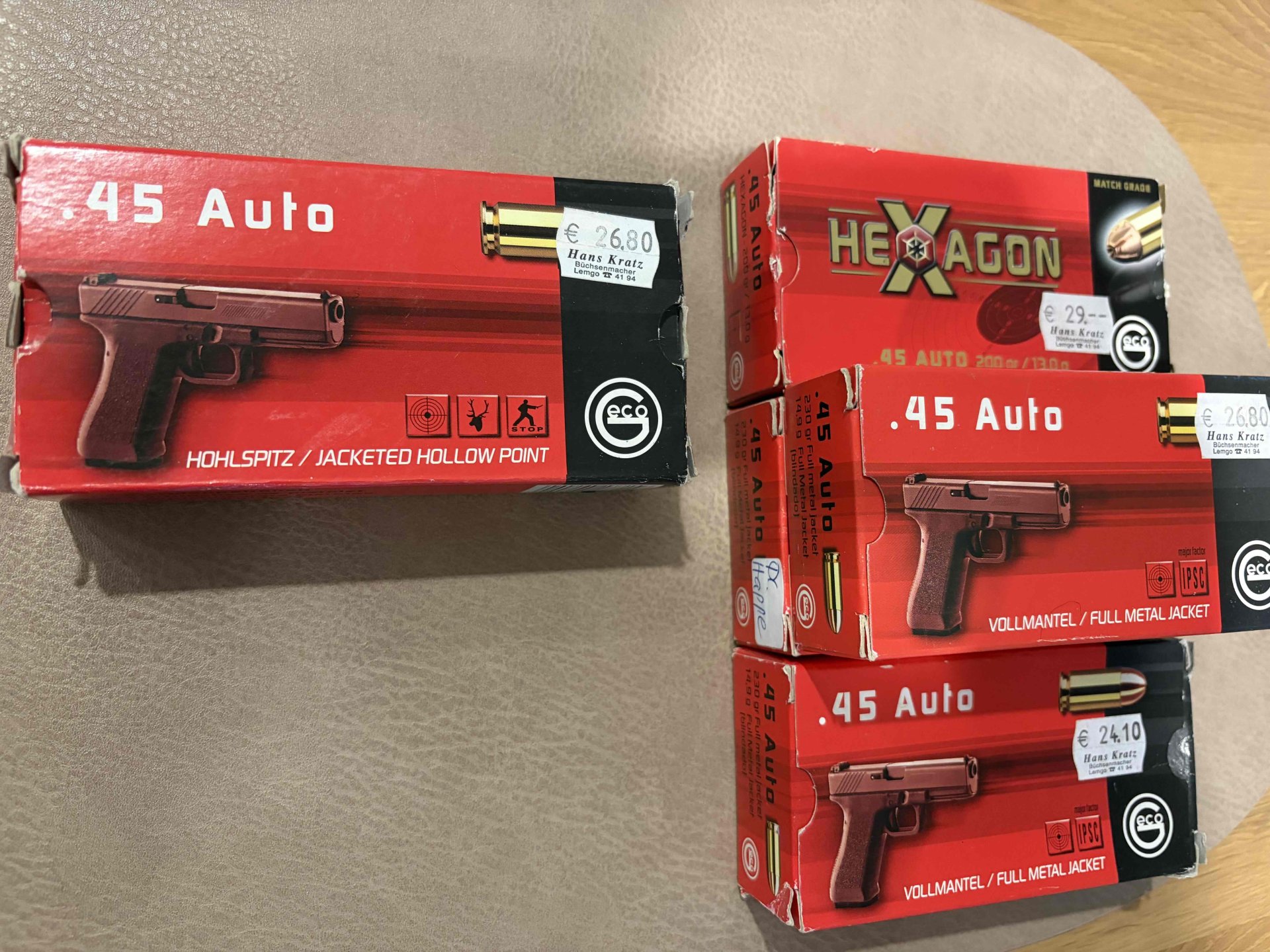 Heckler Koch USP compact .45 ACP mit Munition und Holster – Bild 6