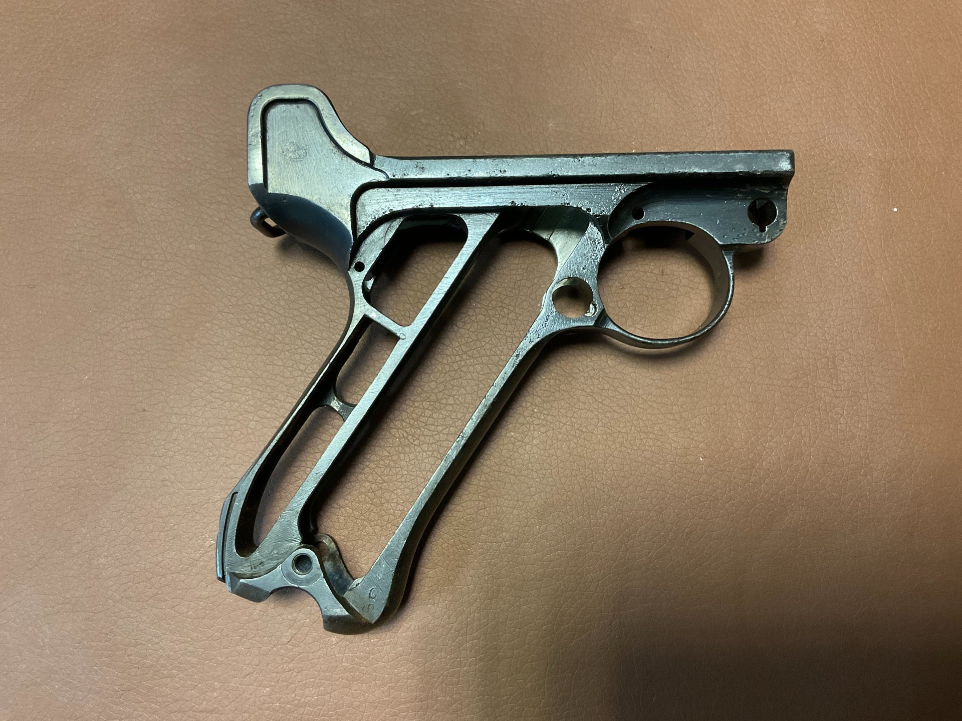 Pistole P08 Griffstück Mauser, Erfurt, DWM SNR 9342d – Bild 1