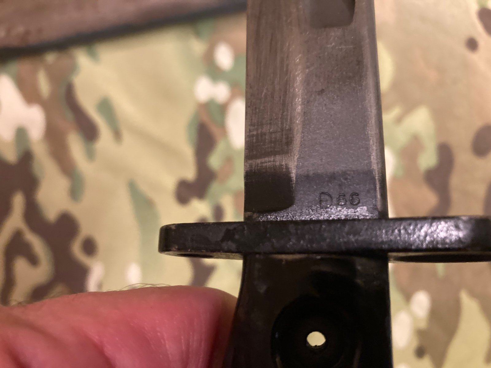 Original British Army L1A3 Bayonet Bajonett für das L1A1 Sturmgewehr wie FN FAL – Bild 4