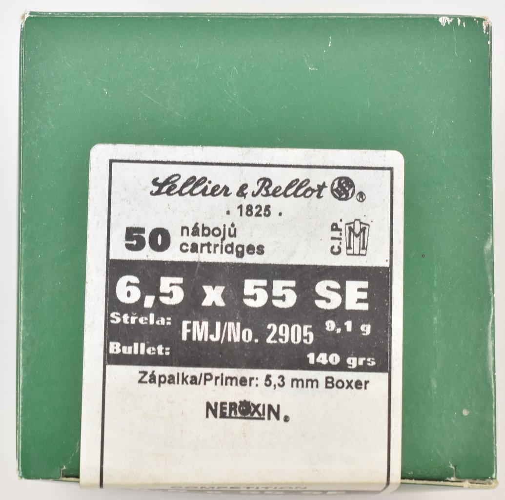 50 S&B Patronen 6,5x55 SE Vollmantel 140gr. – Bild 1