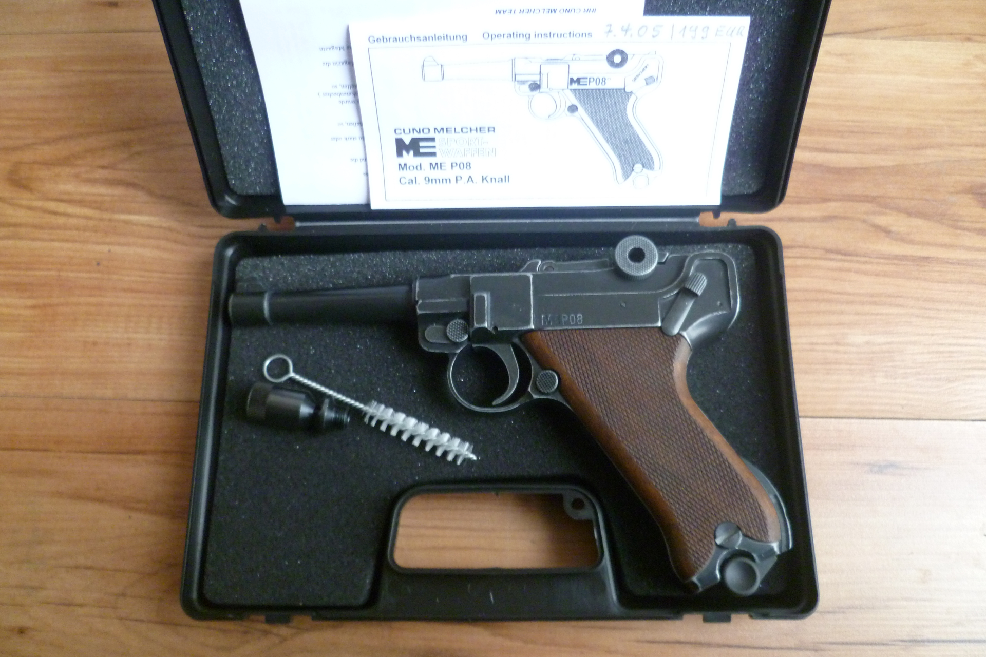 SRS ME P 08 "antikfinish" - 9 mm PAK – Bild 1