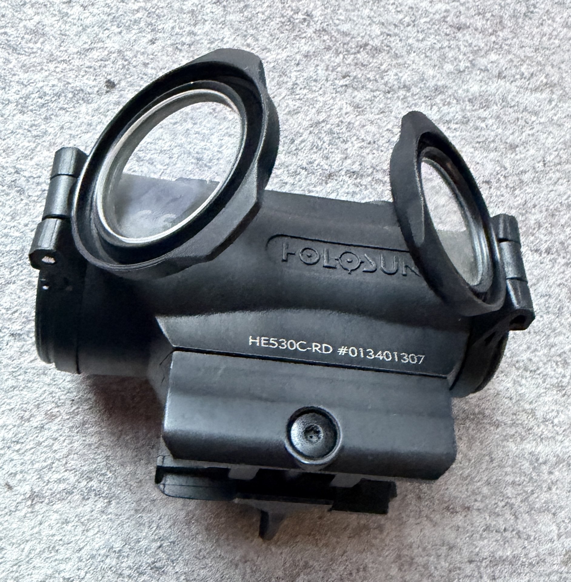 holosun HE 530C-RD Rotpunktvisier Titan Schnellspannmontage – Bild 2