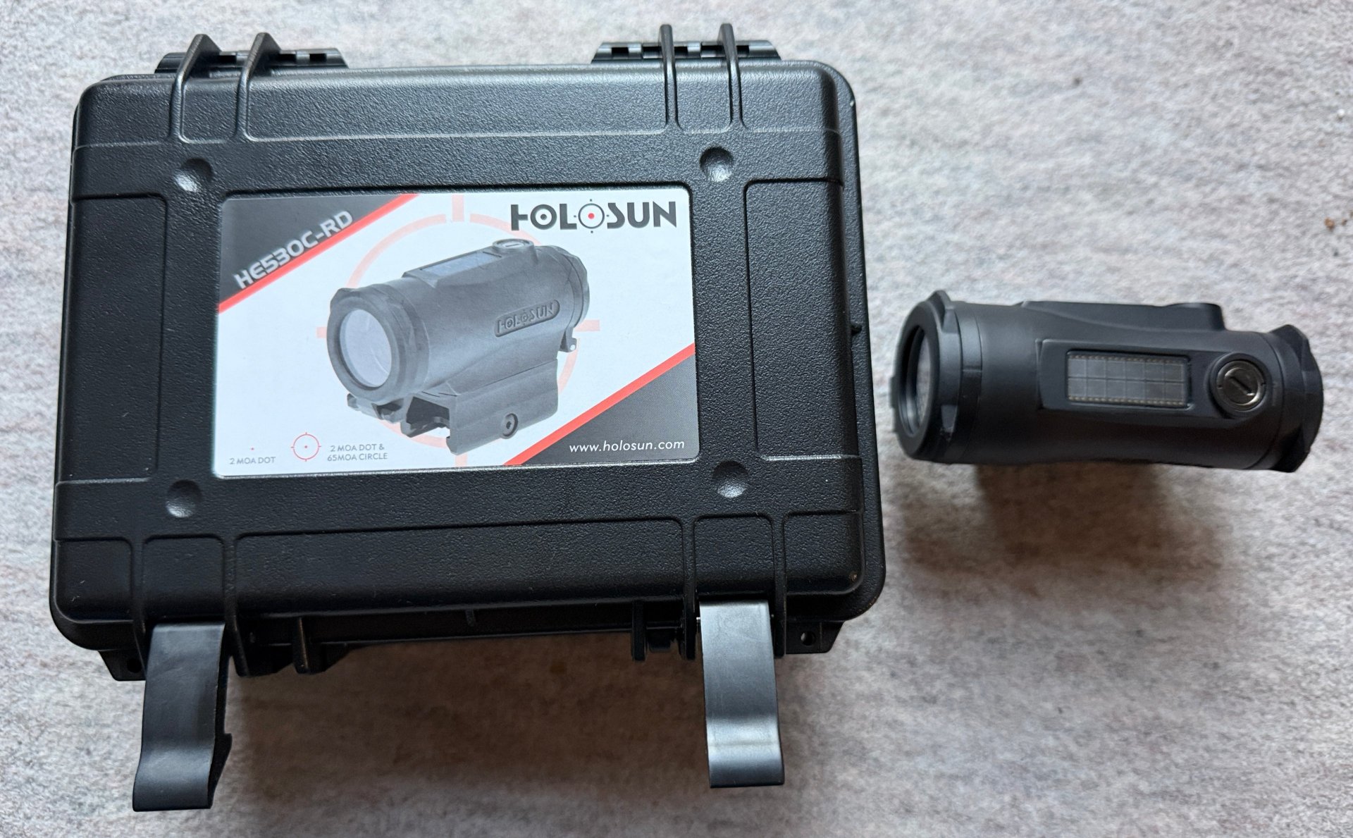 holosun HE 530C-RD Rotpunktvisier Titan Schnellspannmontage – Bild 1