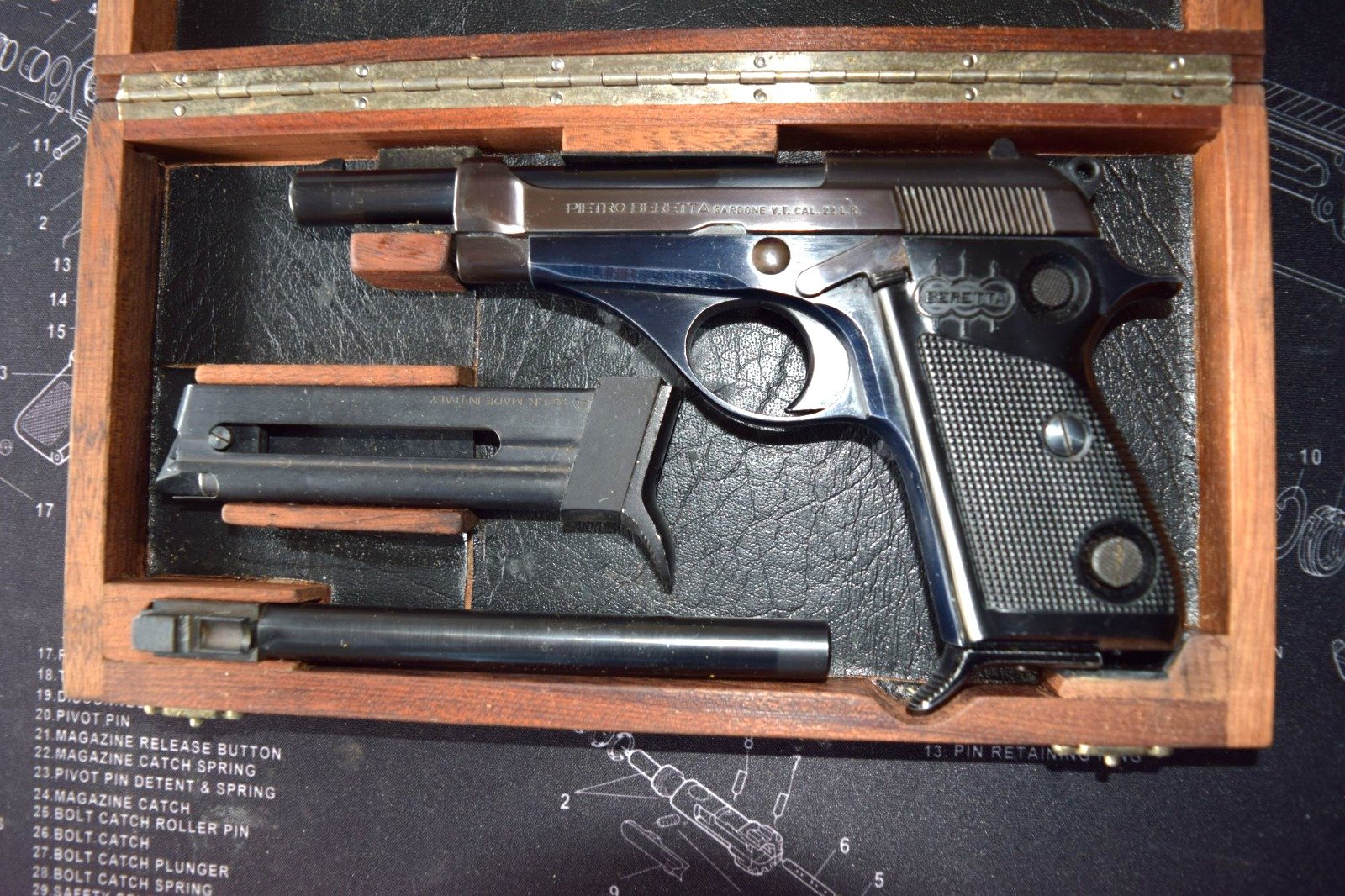 Beretta Mod 75 mitn zwei Läufen 22 lr. – Bild 1