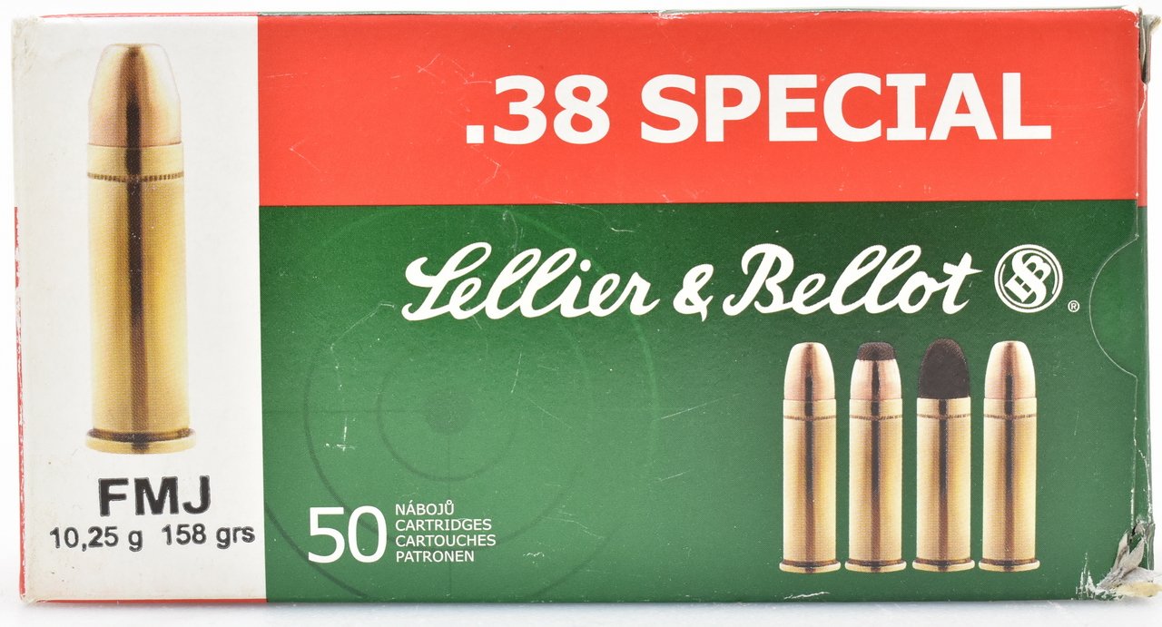 50 S&B Patronen Kaliber .38 Spezial FMJ 158gr. – Bild 1