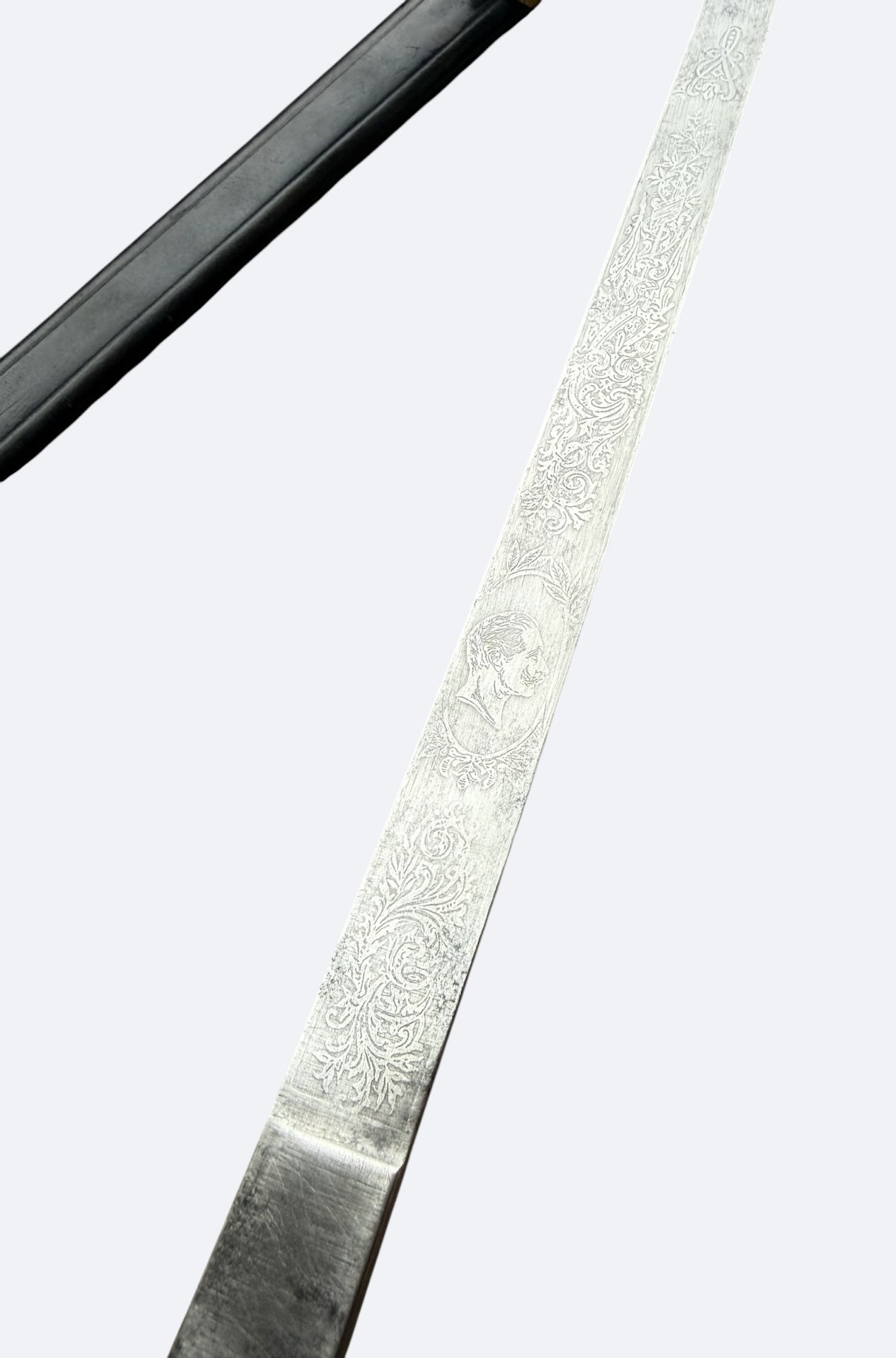 PREUSSEN BAJONETT SEITENGEWEHR M 1871 MIT KLINGENÄTZUNG – Bild 2