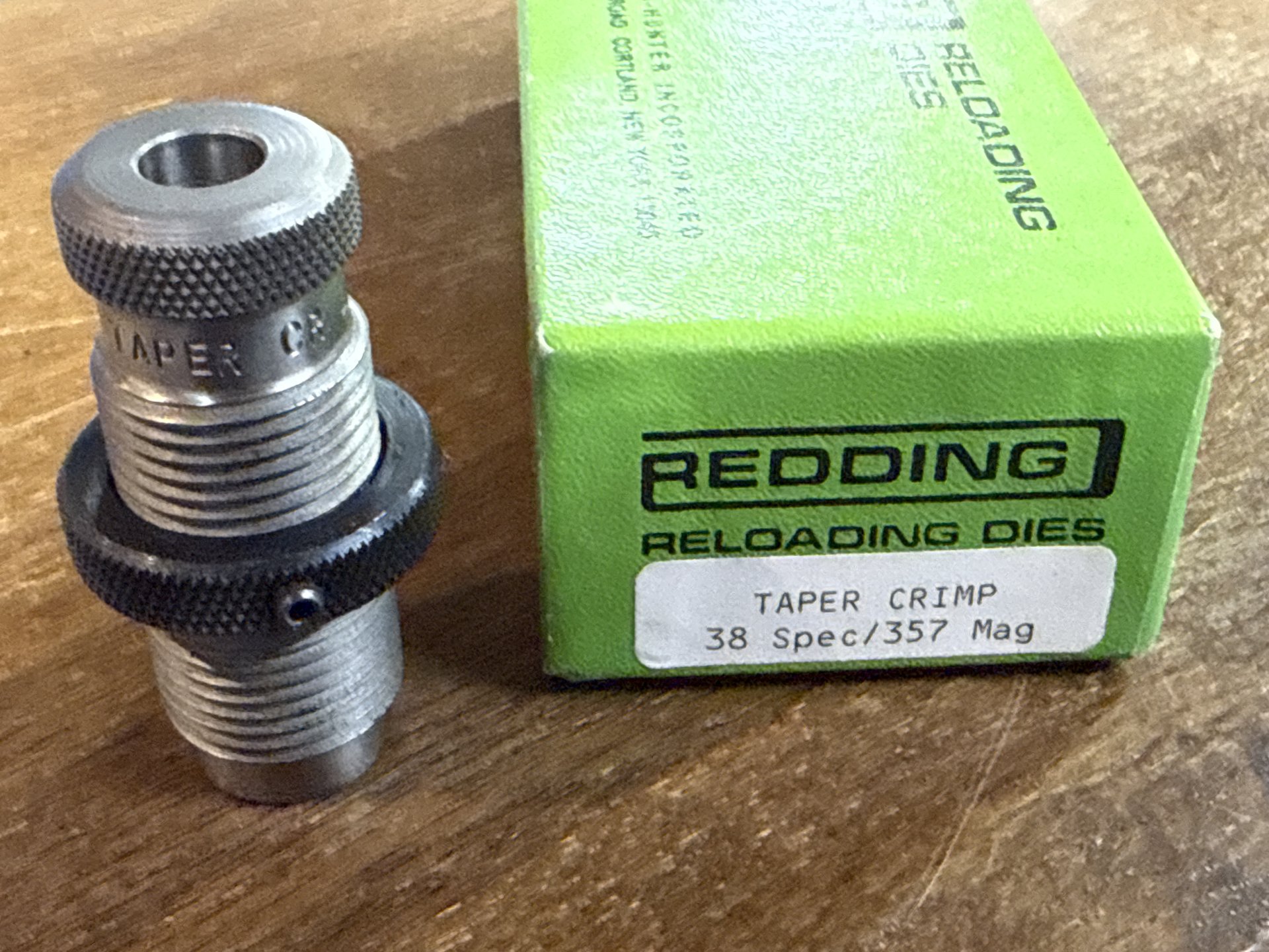 Neuwertiger Redding Taper Crimp .38/.357 Mag – Bild 2