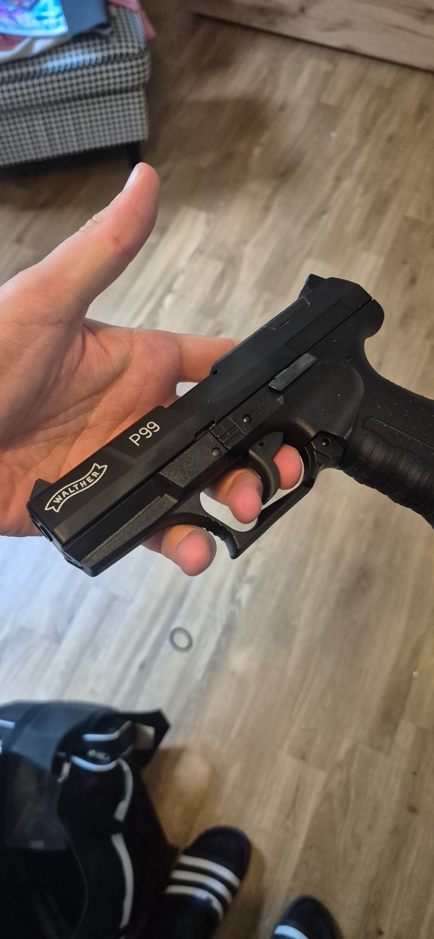 Walther P99 Schreckschusswaffe – Kal. 9 mm P.A. Knall – KOMPLETTSET unbenutzt – Bild 5