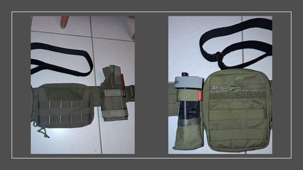 Taktischer Gürtel Tasmanian Tiger Warrier Belt LC mit Zubehör – Bild 3