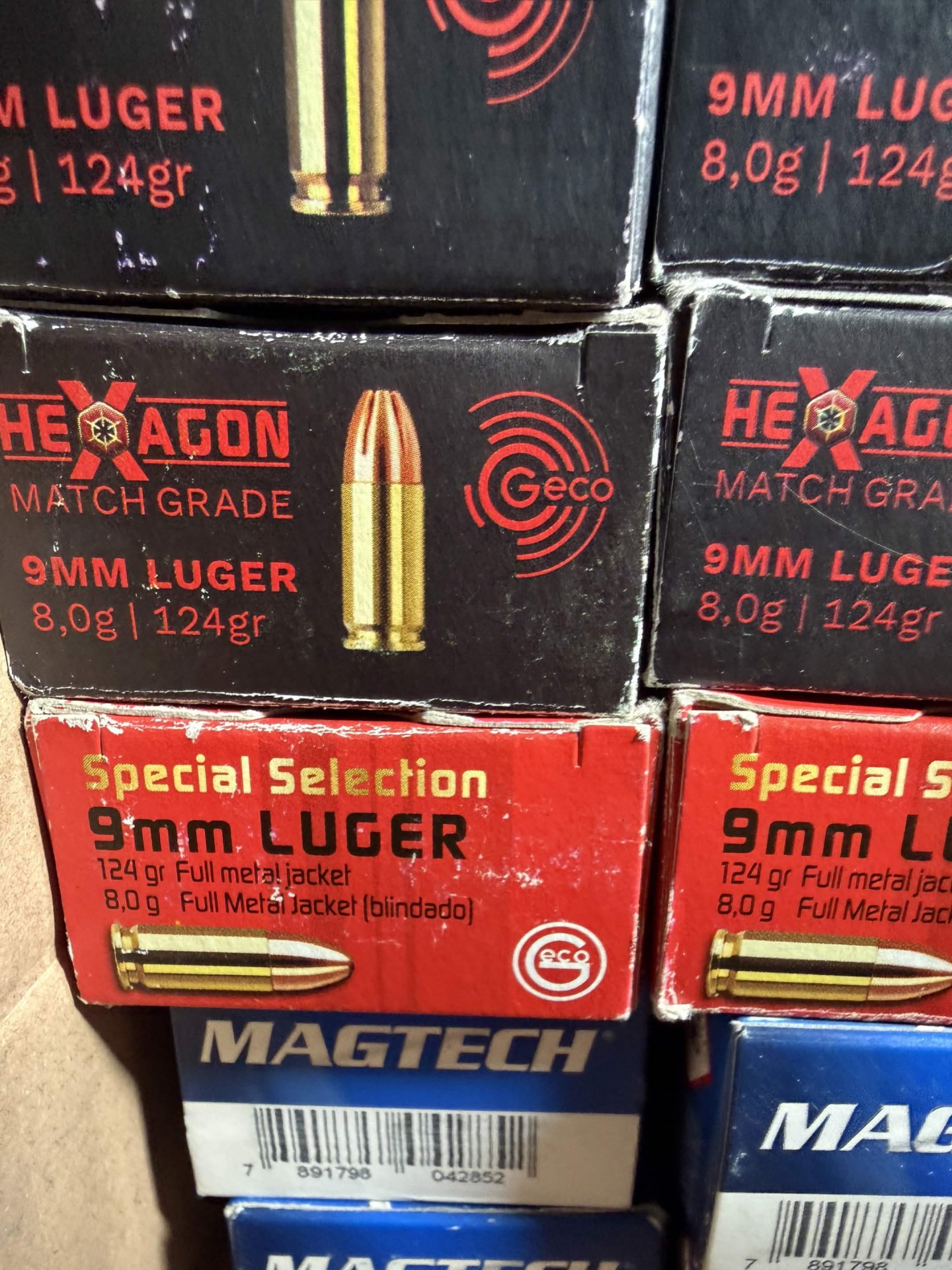 3500 9mm Para Hülsen Wiederladen 70 Packungen diverser Hersteller – Bild 5
