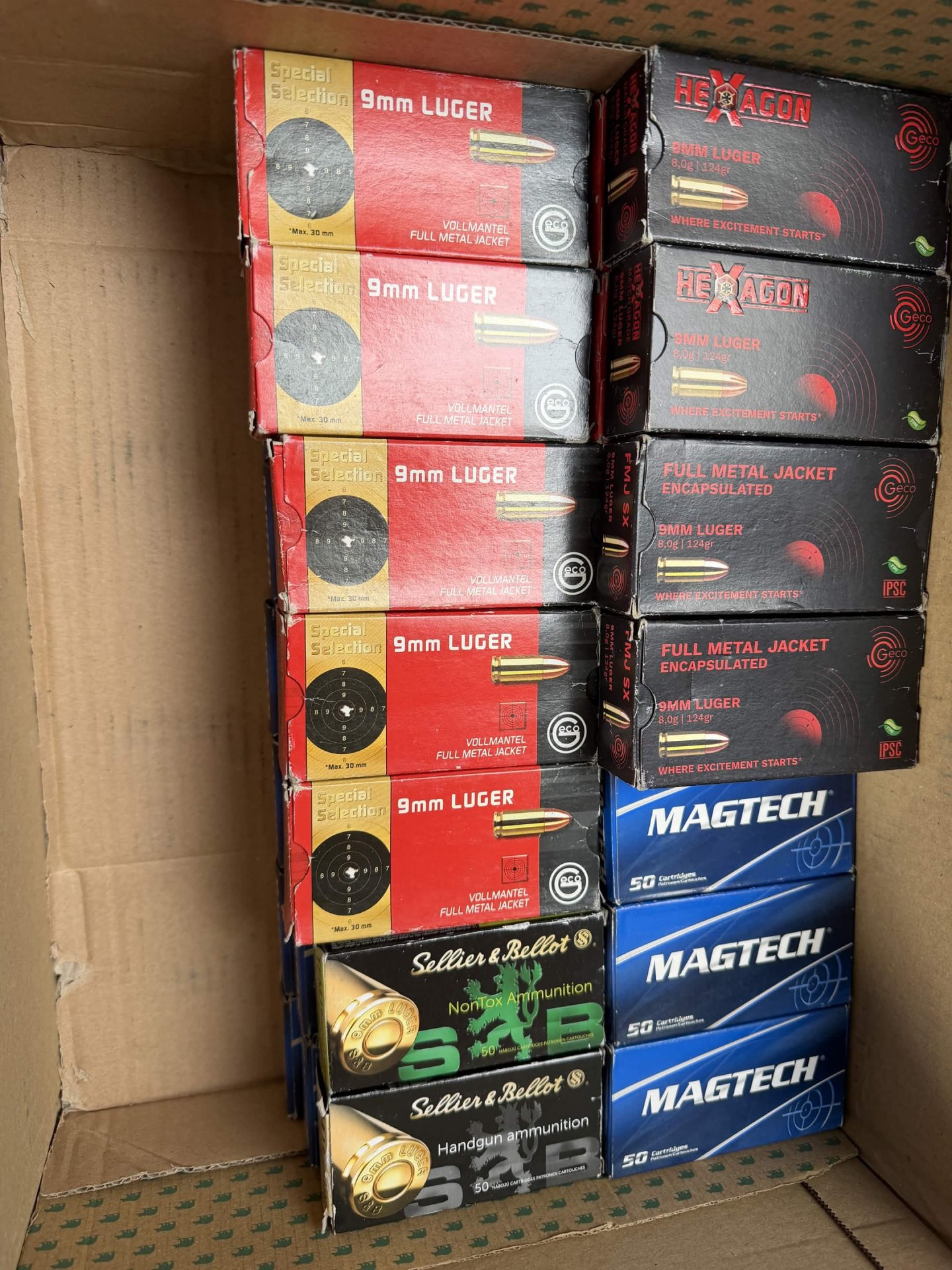 3500 9mm Para Hülsen Wiederladen 70 Packungen diverser Hersteller – Bild 4