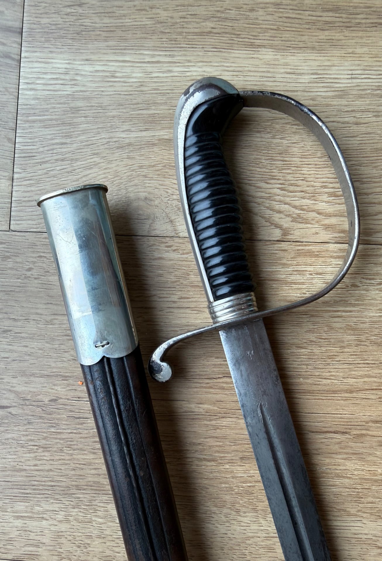 Bayern Originaler Polizei / Gendarmerie Säbel Seitengewehr Al.Coppel Solingen – Bild 5