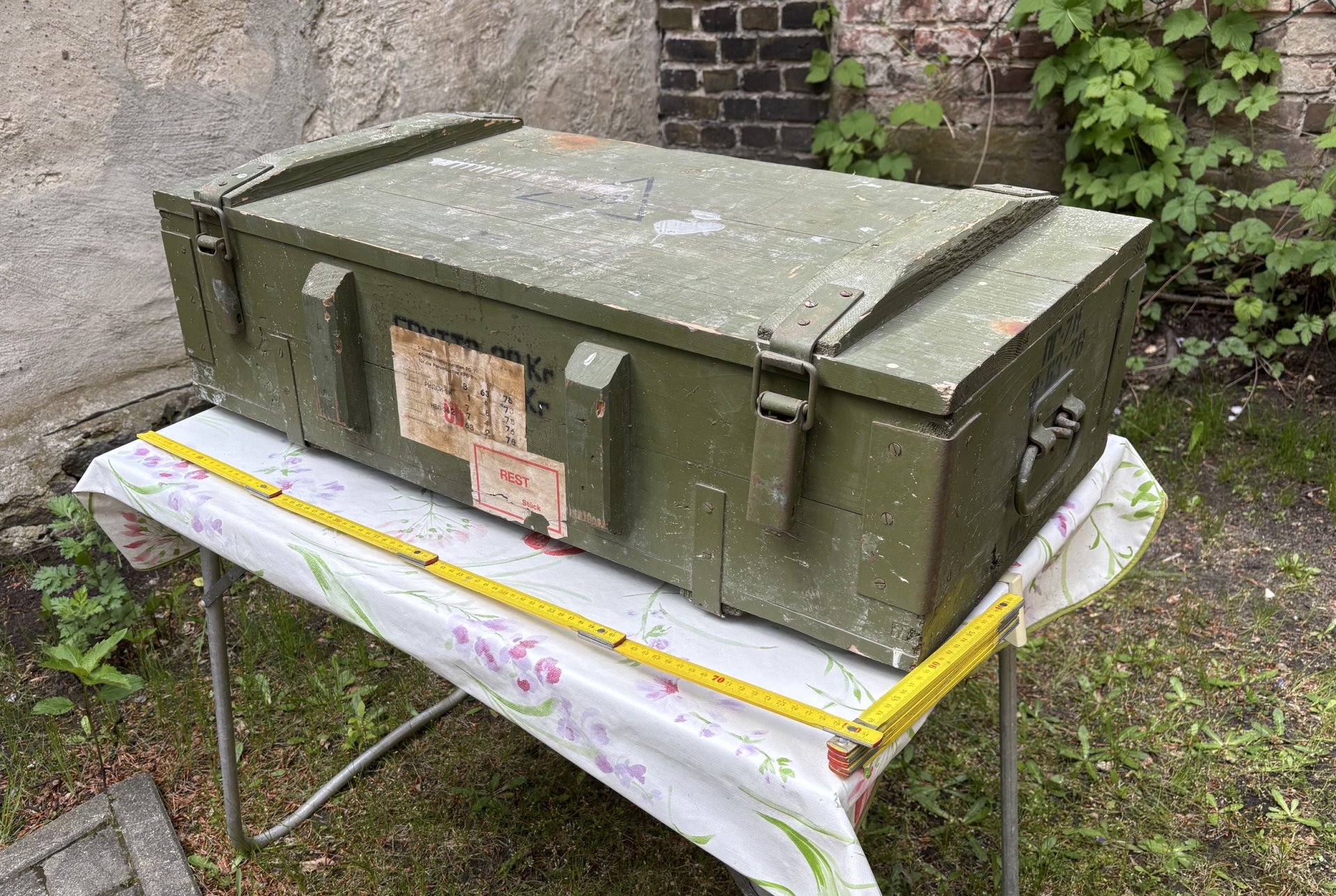 Panzerfaust Panzerbüchse RPG 7 Kiste Transportkiste für Übungsgranaten – Bild 2