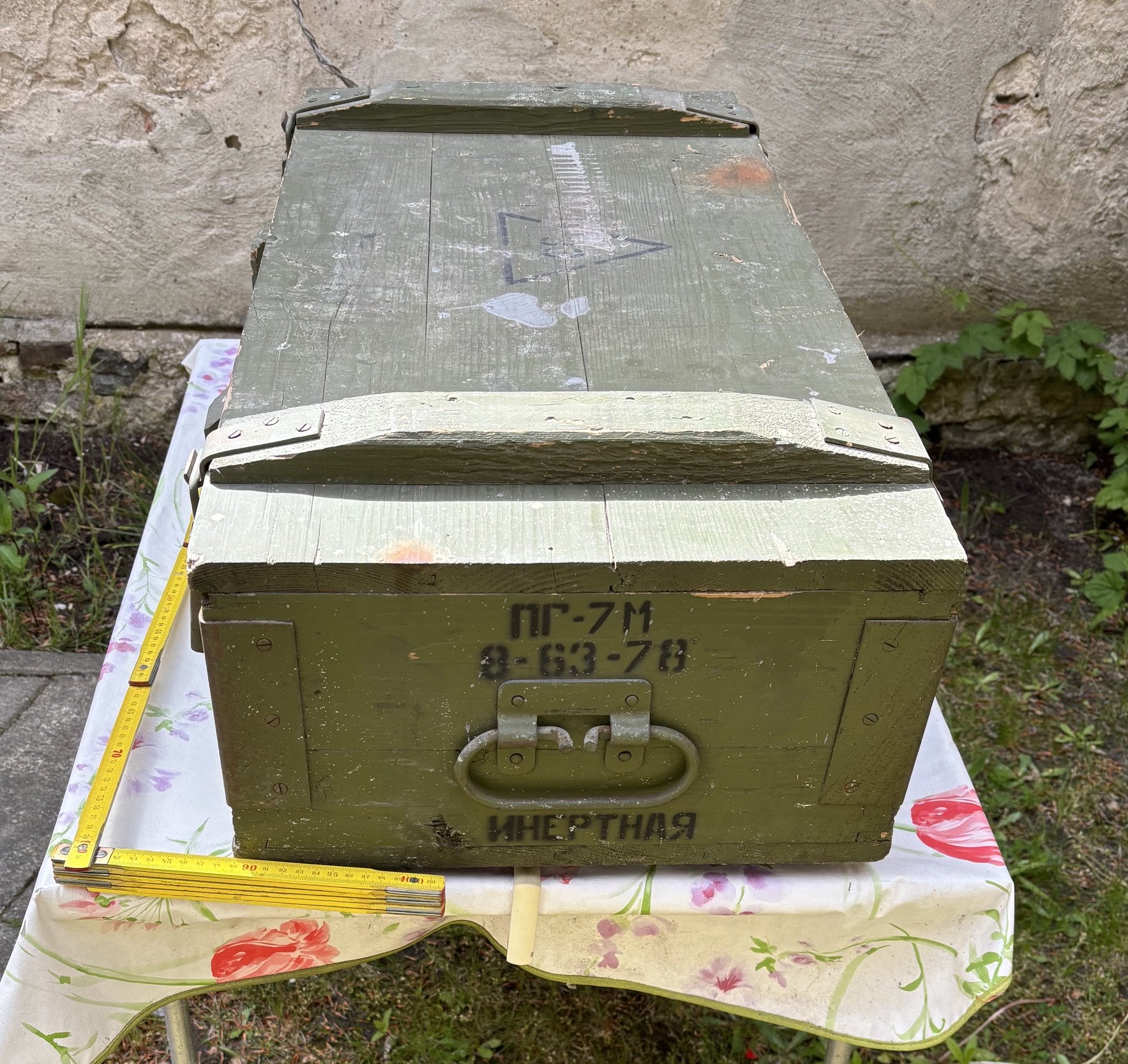 Panzerfaust Panzerbüchse RPG 7 Kiste Transportkiste für Übungsgranaten – Bild 3