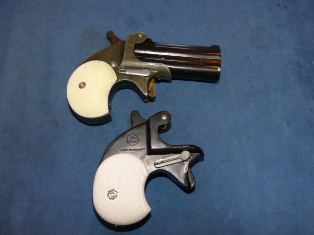 Derringer Mod. MK2 cal. 6mm Flob. PTB 3/72 + extra Griffstück ab 1.- € – Bild 2