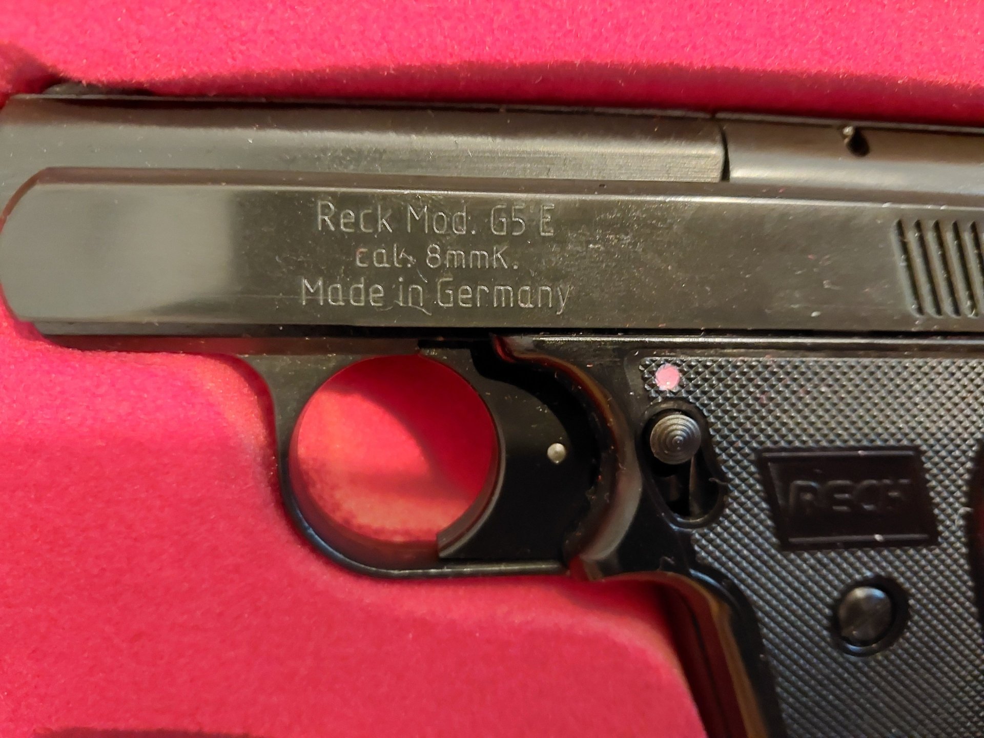 Echte Rarität! Reck G5E Modellpistole - Also keine Schreckschusswaffe – Bild 2