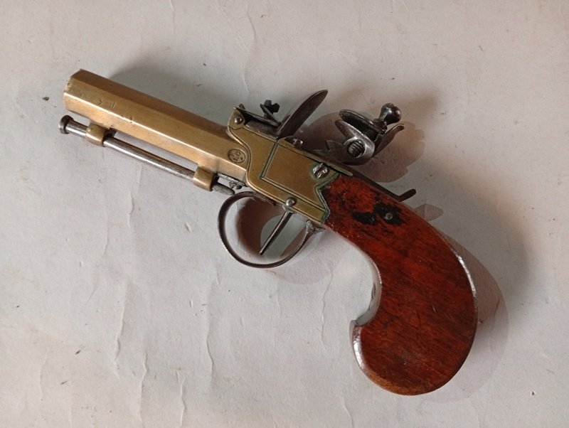 Pistolet à silex de marine d'origine (Poinçon ELG) – Bild 2