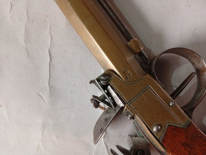 Pistolet à silex de marine d'origine (Poinçon ELG) – Bild 5