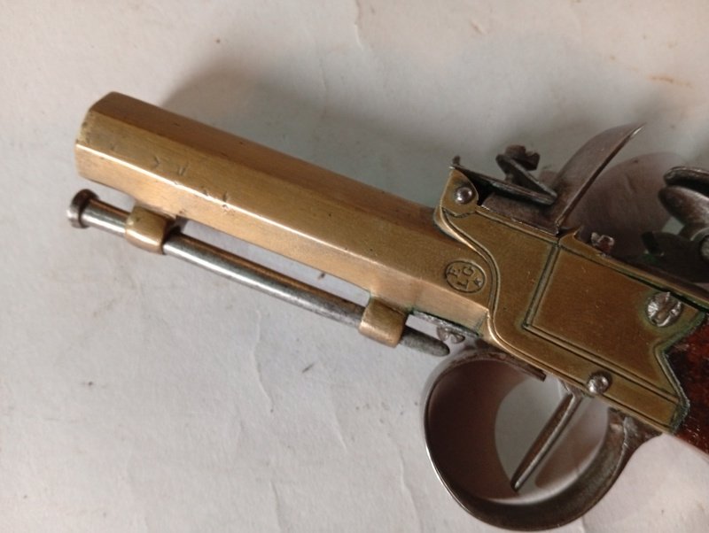 Pistolet à silex de marine d'origine (Poinçon ELG) – Bild 4