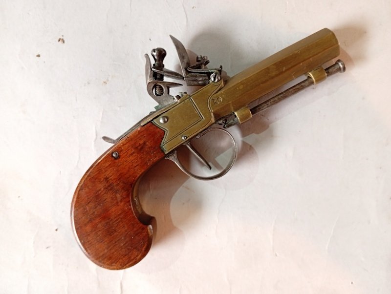 Pistolet à silex de marine d'origine (Poinçon ELG) – Bild 1