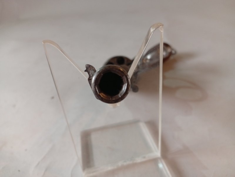 Rare revolver Lefaucheux à broche à Mire déportée, calibre 9 mm – Bild 4