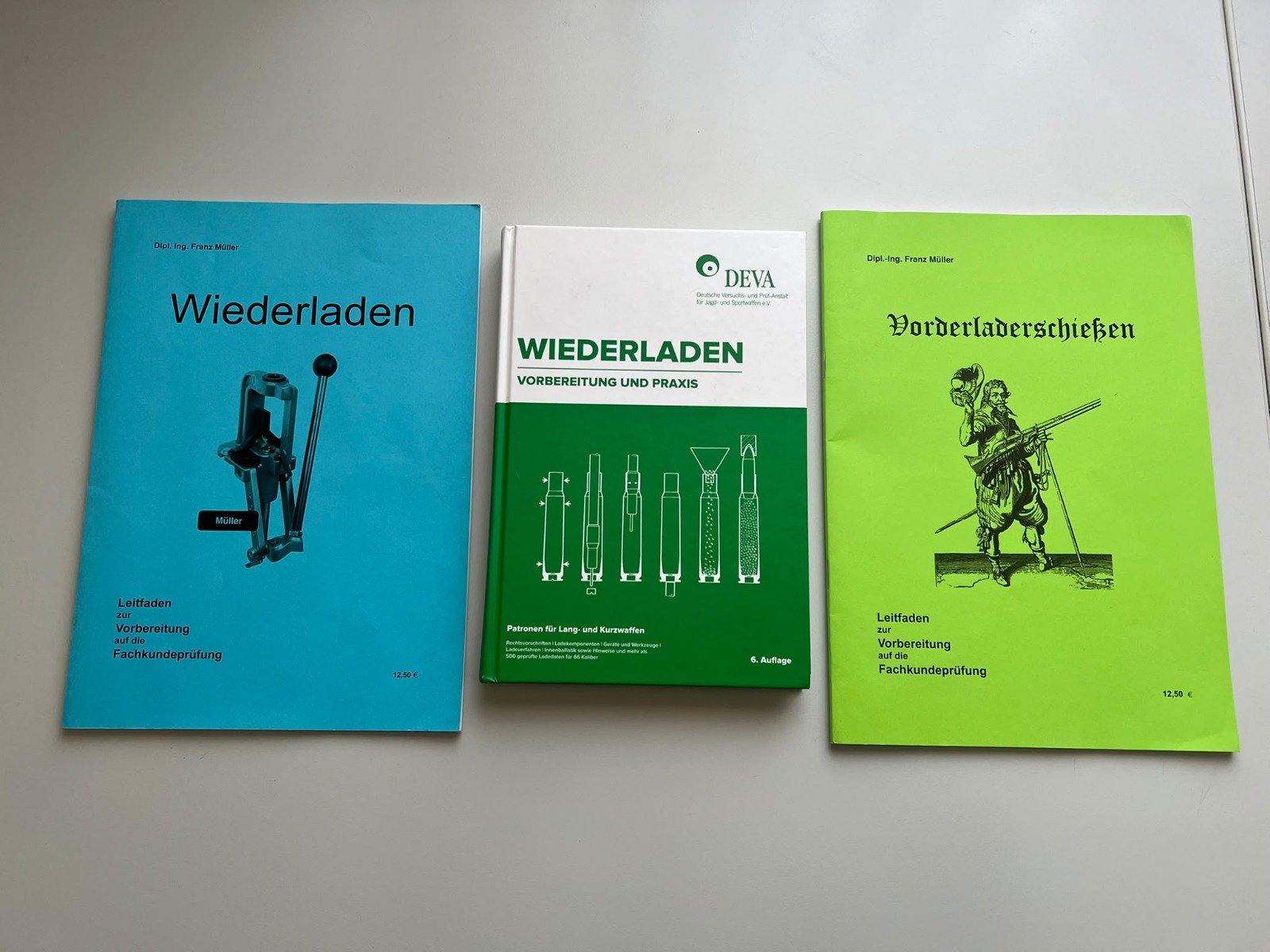 TOP Kombi zur Fachkundeprüfung: DEVA Wiederladen (6. Aufl.) + Franz Müller Leitfaden – Bild 1