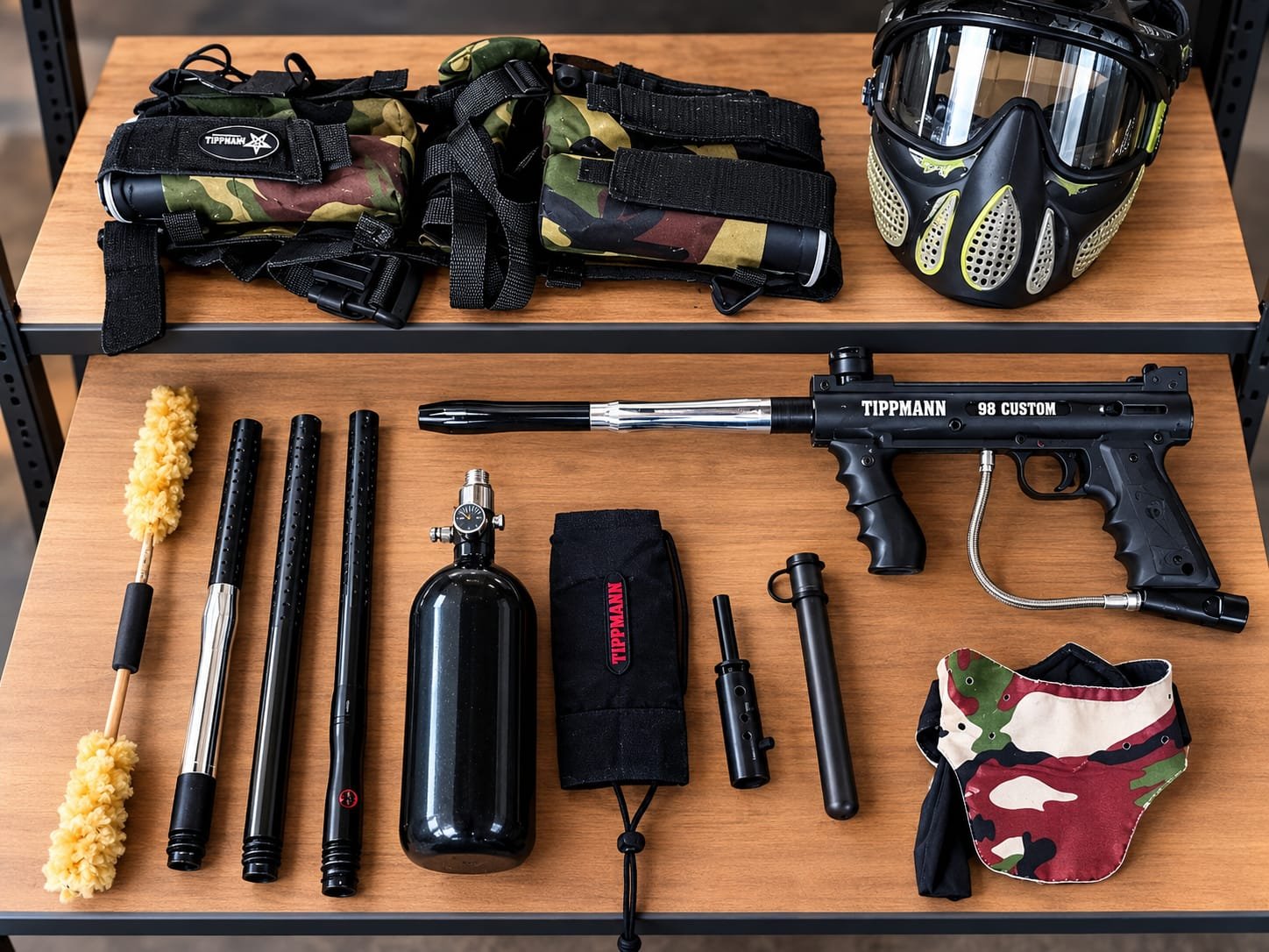 Tippmann 98 Custom Paintball Marker Paket Set – Bild 1